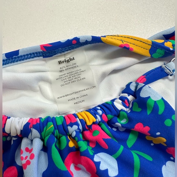 Bright Swimwear floral bikini bottoms. - Picture 4 of 5